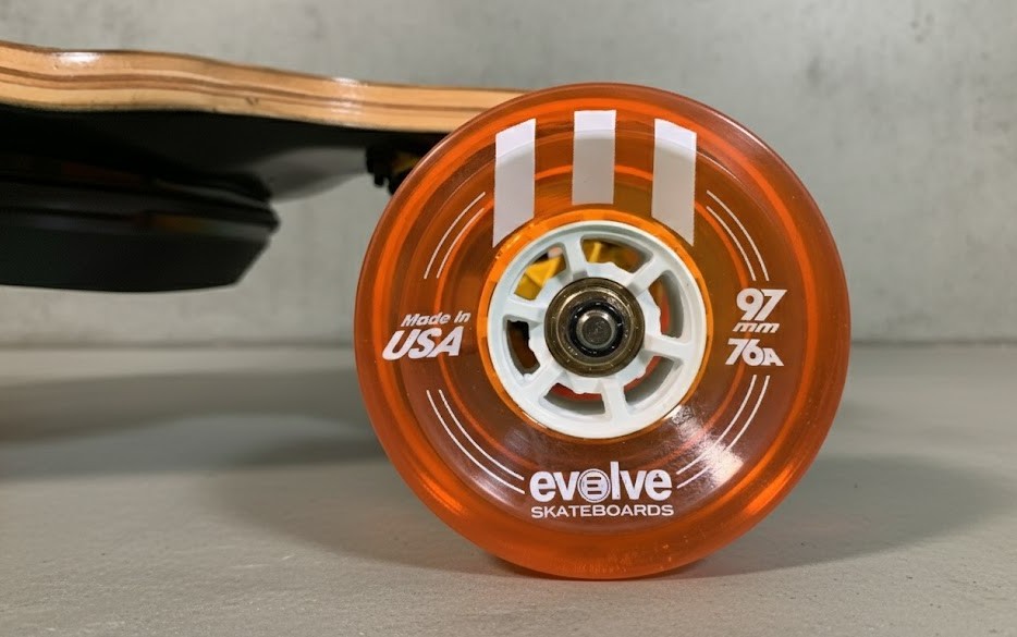 97mm Ice Orange Street Wheels